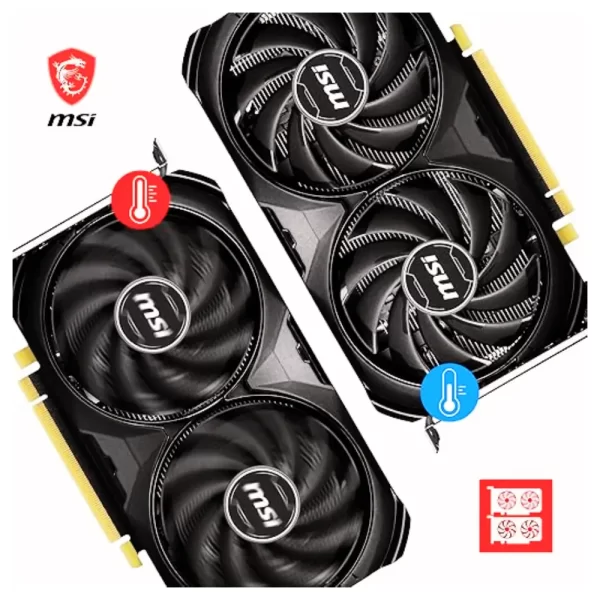 Placa de Vídeo MSI NVIDIA GeForce RTX 4060 Ti 8GB GDDR6 - Image 2