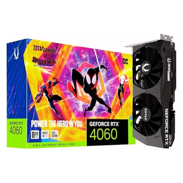 ZOTAC Gaming GeForce RTX 4060 8GB OC Spider-Man Edition