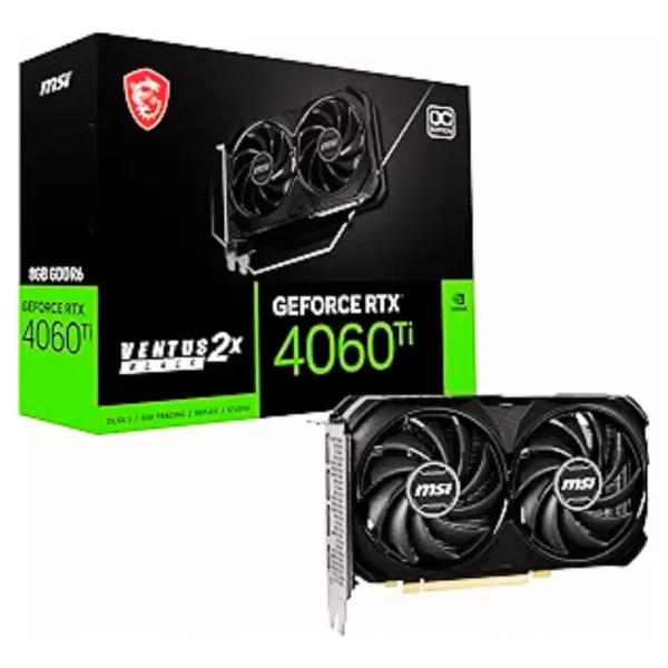Placa de Vídeo MSI NVIDIA GeForce RTX 4060 Ti 8GB GDDR6