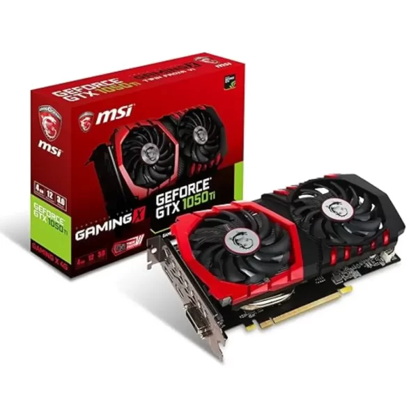 Placa de Vídeo MSI GeForce GTX 1050 Ti Gaming X 4G